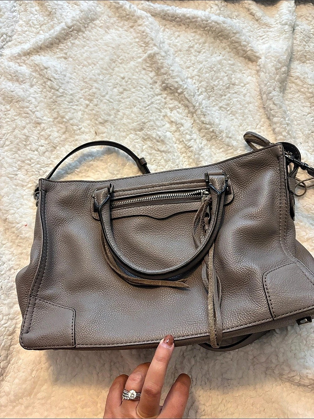 Rebecca Minkoff Regan Satchel Brown